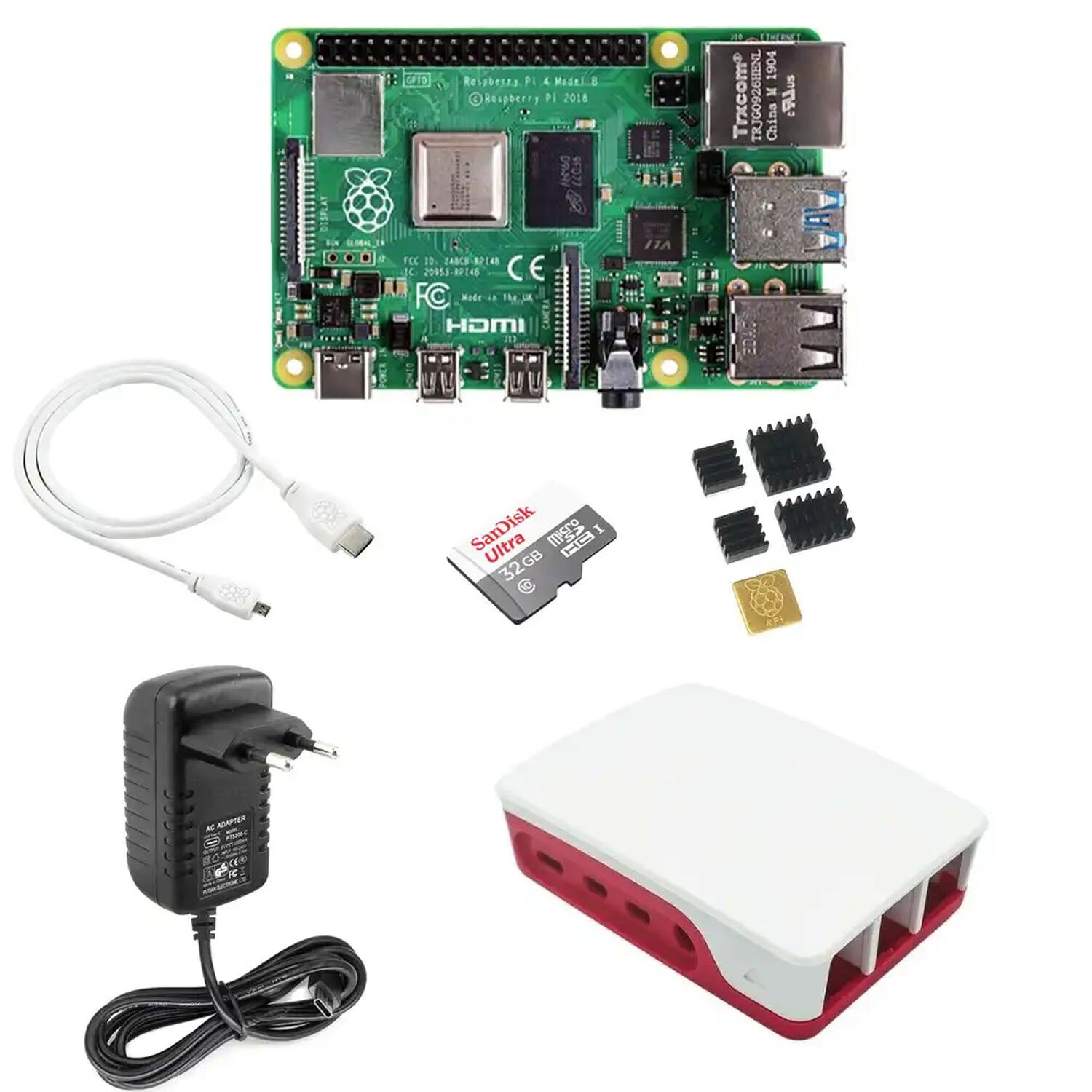 Kit Raspberry Pi 4 2gb Ram Con Accesorios