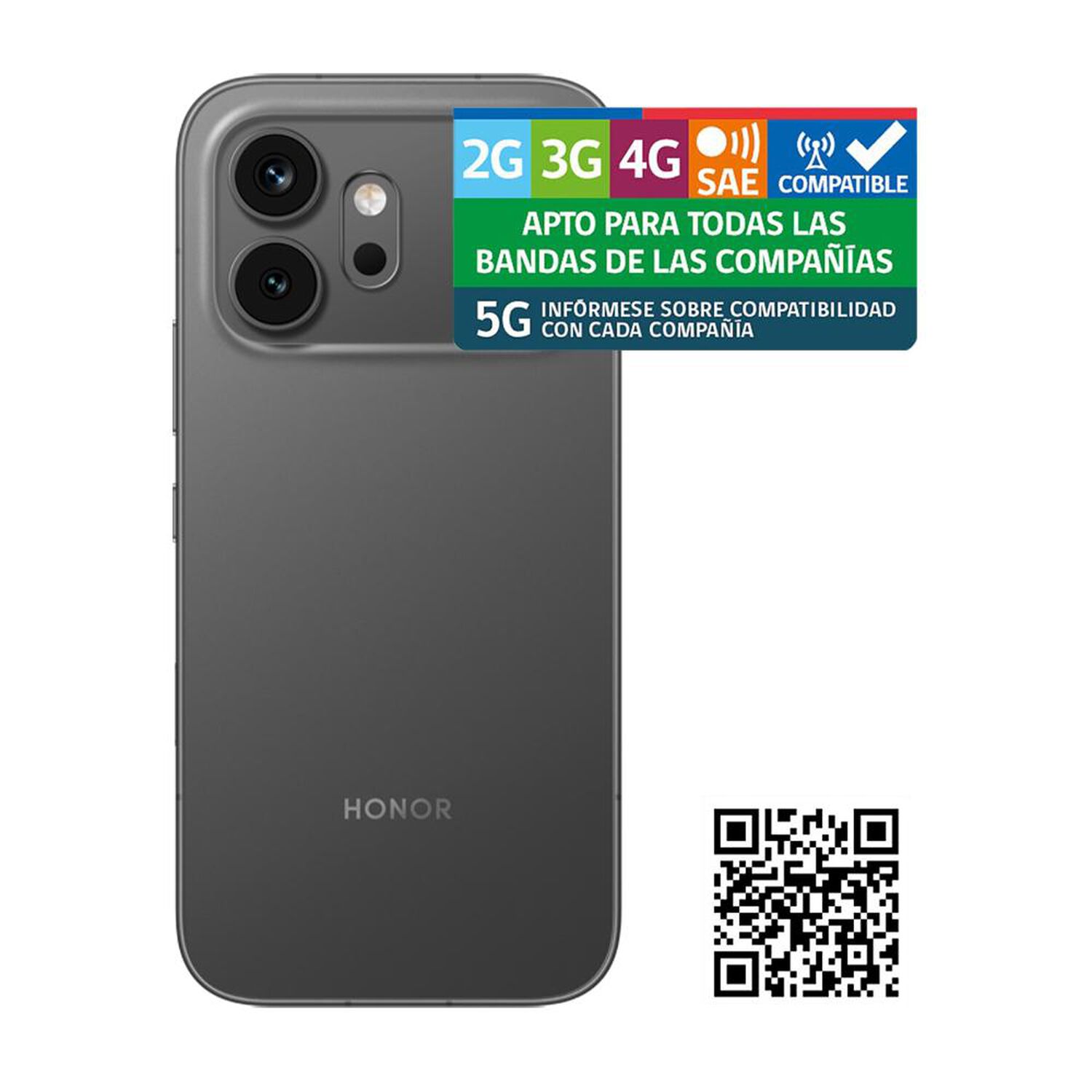 Smartphone Honor 600 / 5G / 512 GB / Negro / Liberado + Earbuds Clip 2 Pro image number 9.0