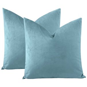 Pack De 02 Fundas De Coj&iacute;n De Terciopelo Suave 45x45 Mod18