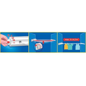 Colgador De Ropa Retráctil De Pared