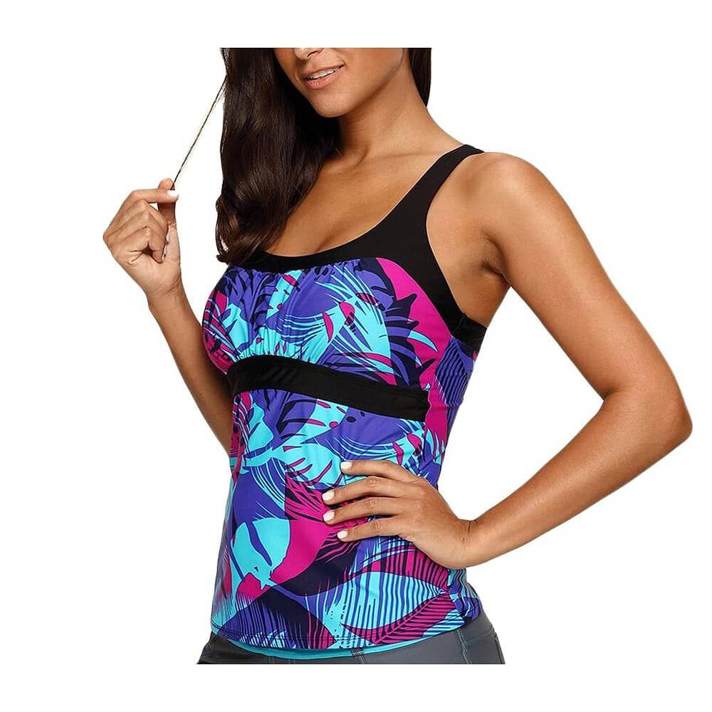 Traje De Ba&ntilde;o Top Tankini S&oacute;lo Parte De Arriba Gloriahoon Vi image number 1.0