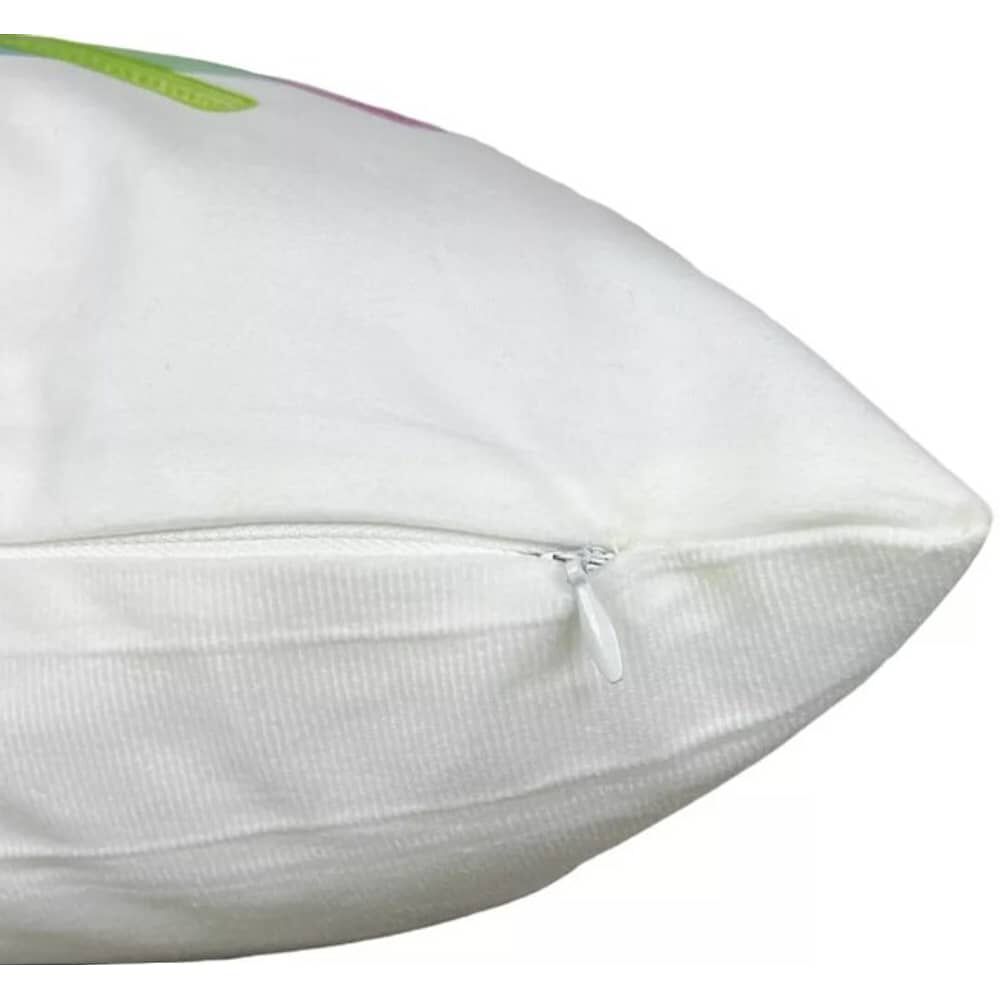 Funda Para Coj&iacute;n Felpa Dise&ntilde;o Estampado Aves 45x45cm image number 1.0