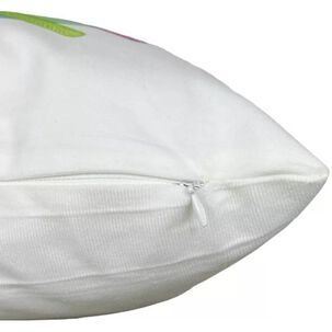 Funda Para Coj&iacute;n Felpa Dise&ntilde;o Estampado Aves 45x45cm