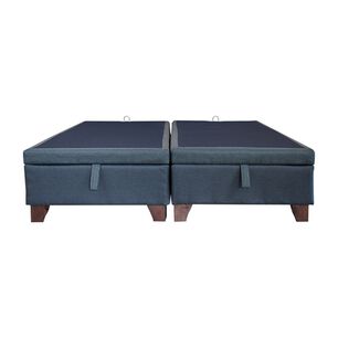Base Cama Baul 2 Plazas Div. L190 Cm. Patas 11cm Para Aspiradora Robot