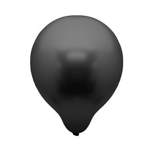 Globo Chrome N 10 Negro 12 Un. Big Party Globo Chrome N 10 Negro 12 Un. Big Party