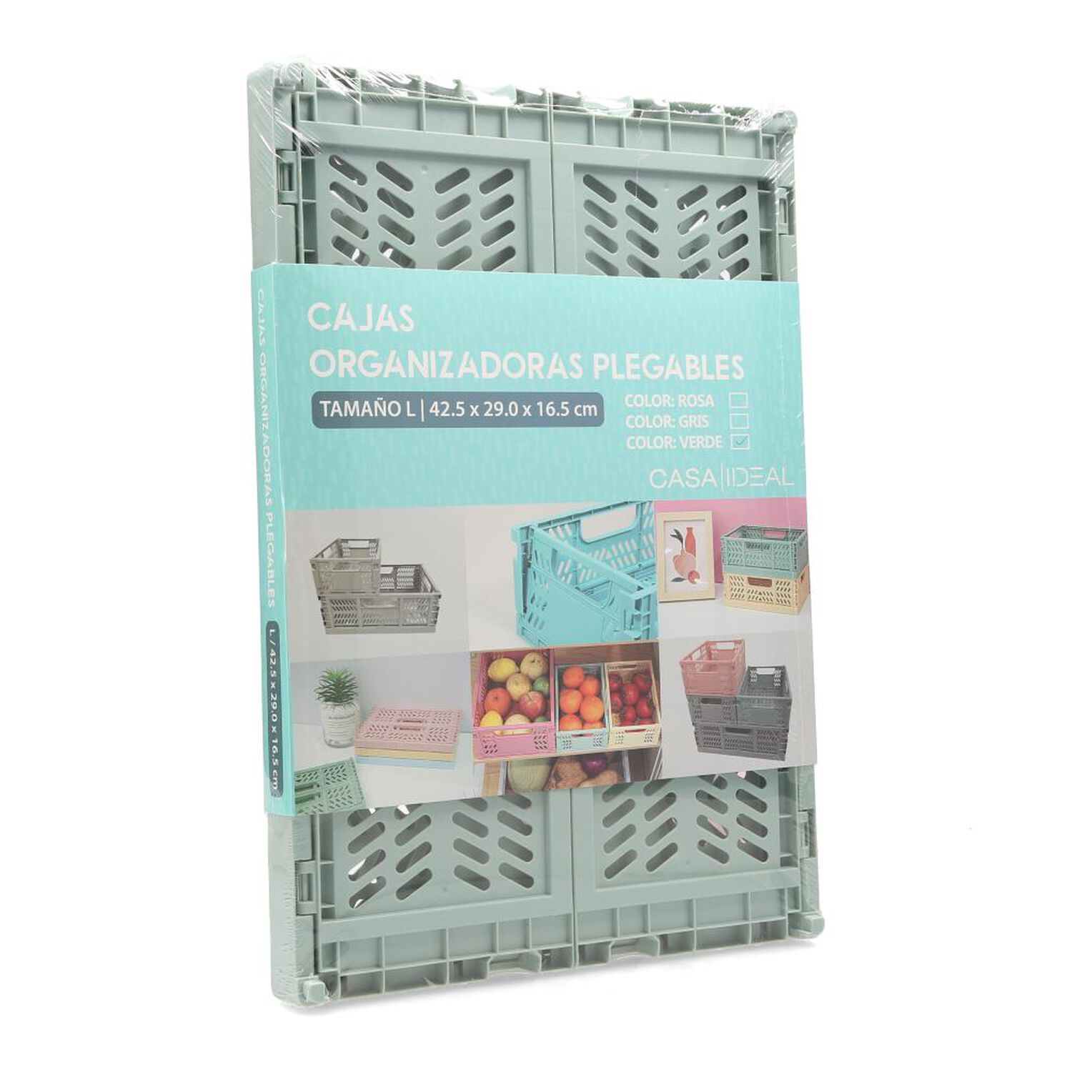 Caja Organizadora Casaideal Grande Verde image number 1.0