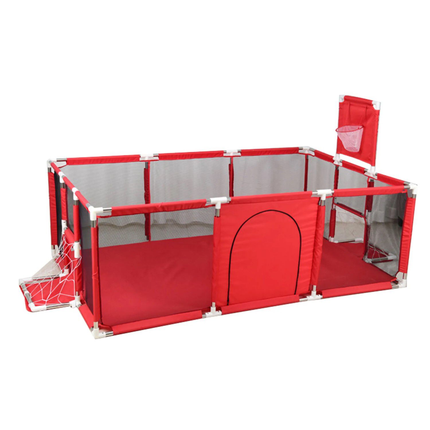 Corral De Seguridad Bebe 180 Cm. Con Aro Y Arco + 50 Pelotitas image number 1.0