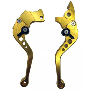 Manillas Para Frenos Y Embrague Aluminio Para Moto Dorado - Ps
