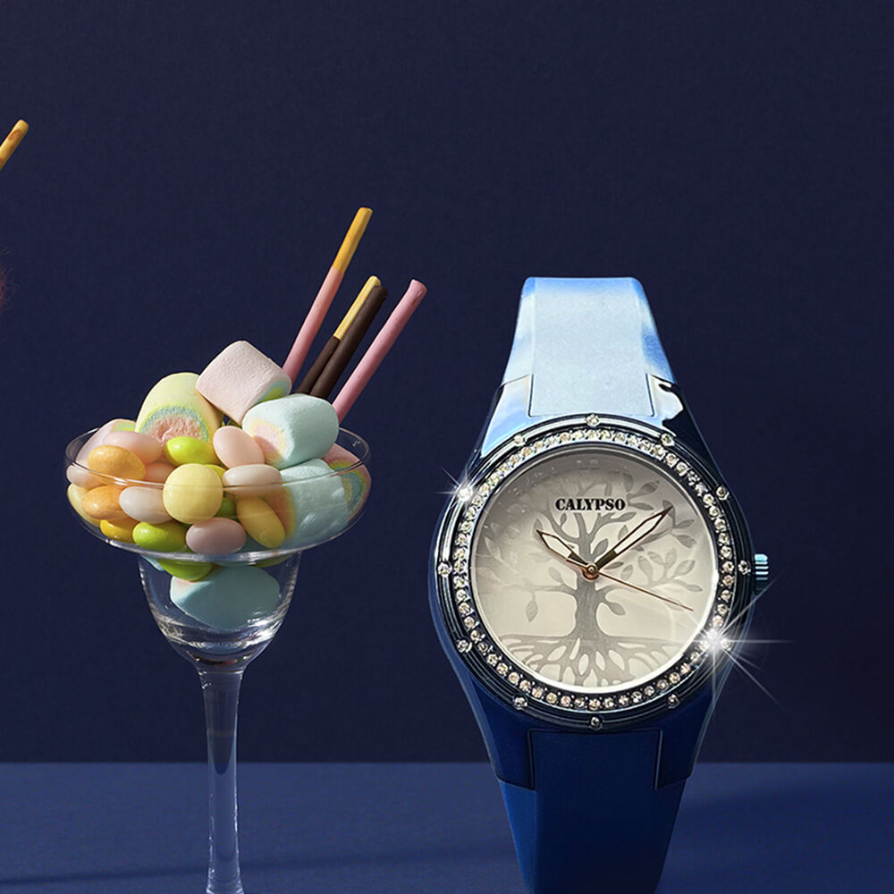 Reloj K5721/c Calypso Azul Mujer Trendy image number 1.0