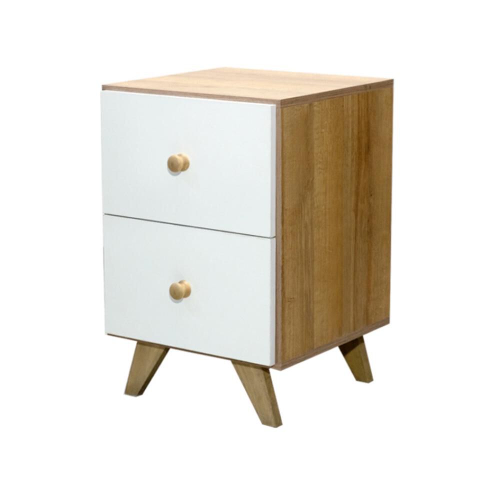 Velador Home Mobili Odda / 2 Cajones image number 3.0