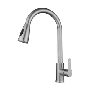 Llave Monomando Grifo Extraible Para Lavaplatos Cromada