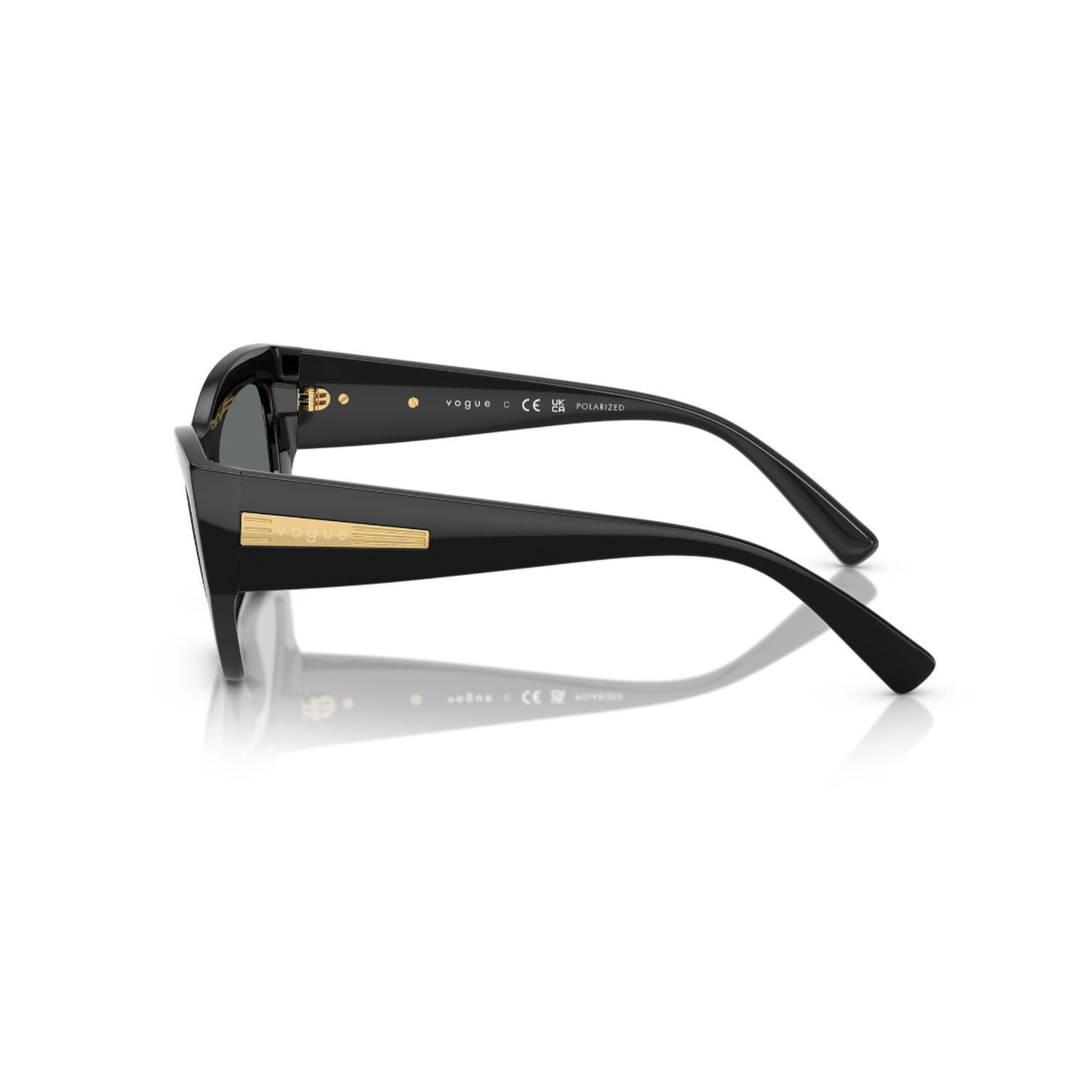 Lentes De Sol Negro Polarizados Vogue Eyewear image number 2.0