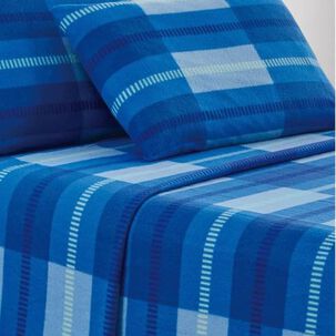 Sabana Andes Polar Estampada Cuadro 1.5 Plaza