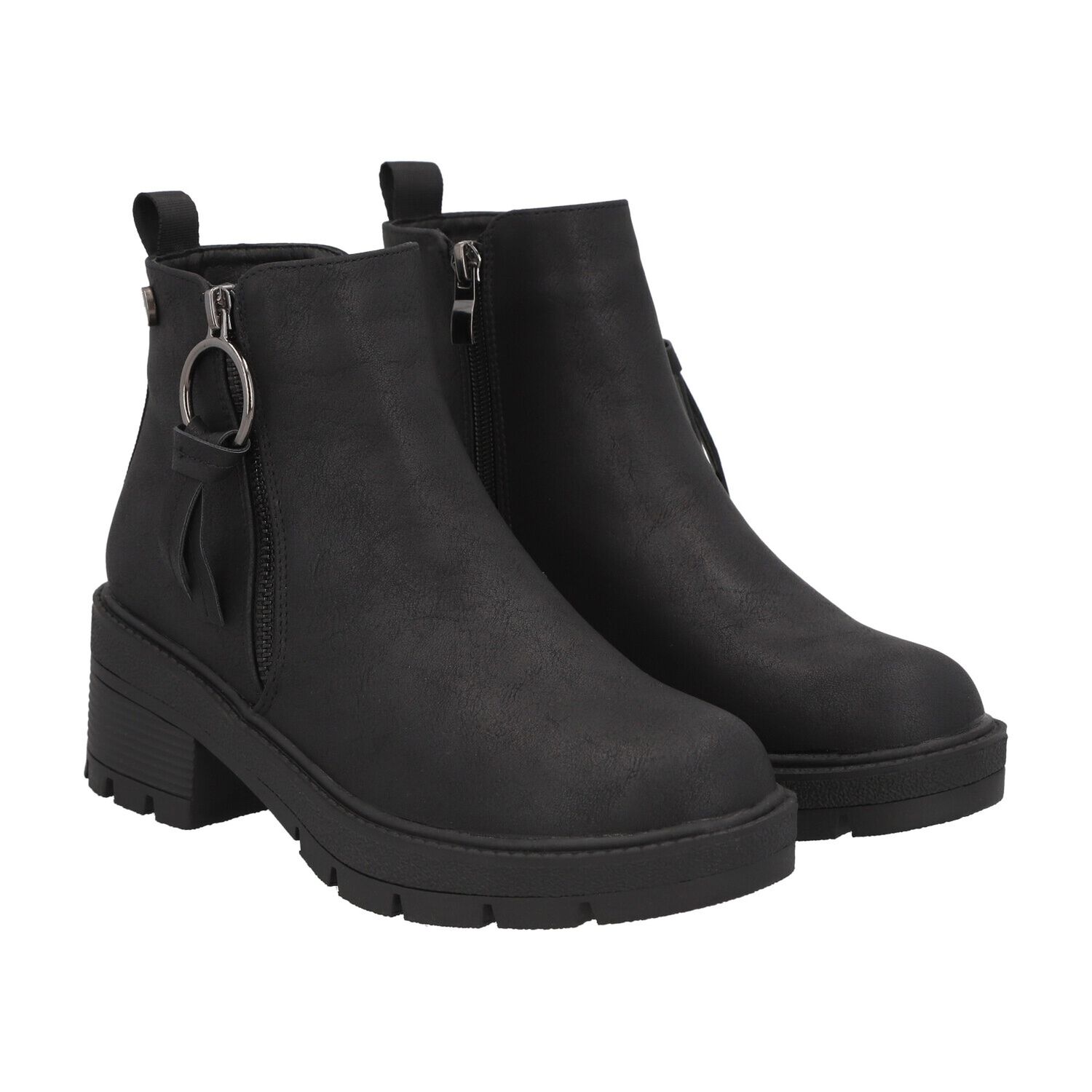 Botin Mujer Negro Plataforma Ester Detogni image number 3.0