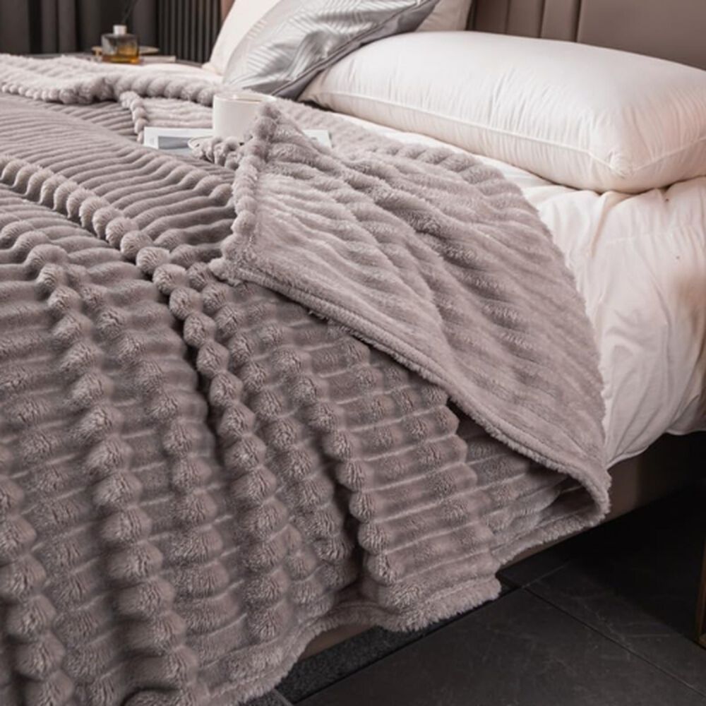 Manta Gruesa Frazada Polar Suave Ropa Cama 150 X 200 Sherpa image number 2.0