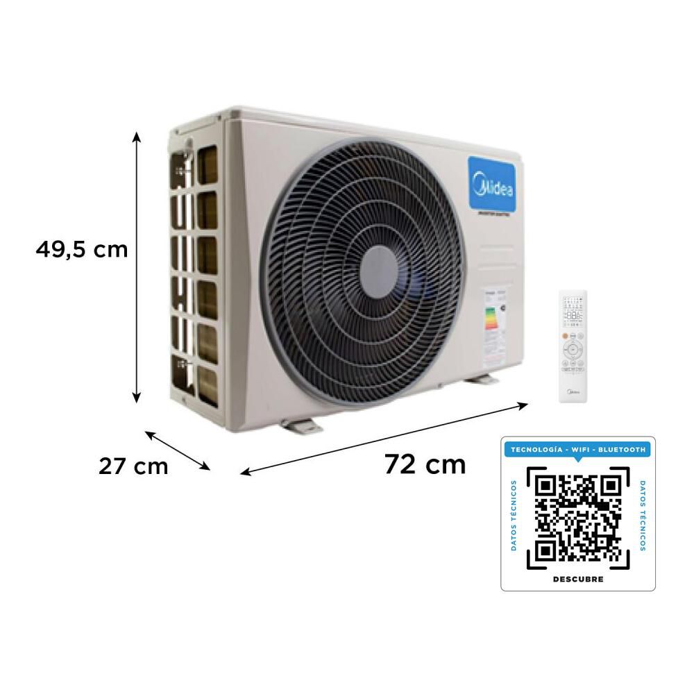 Aire Acondicionado Split Midea Breezeless9k / 9000 BTU image number 3.0