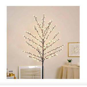 &Aacute;rbol De Pascua Ramas 1.5mts Luces Led Calidas En Las Ramas