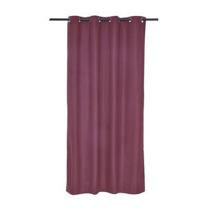 Cortina Blackout Argolla 140x220cm Selecta Burdeo