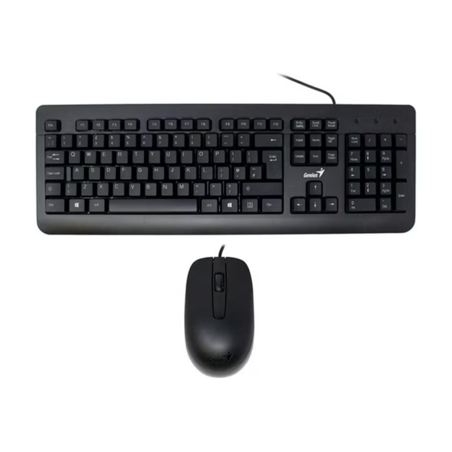 Kit Teclado Y Mouse Alambrico Usb Km-160 Negro image number 3.0
