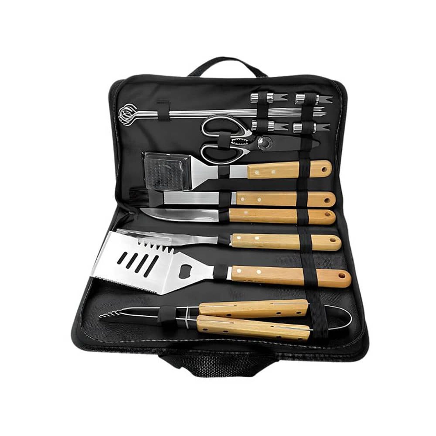 Set De 18 Piezas Utensilios Parrillero Asado Acero Inoxidable image number 4.0