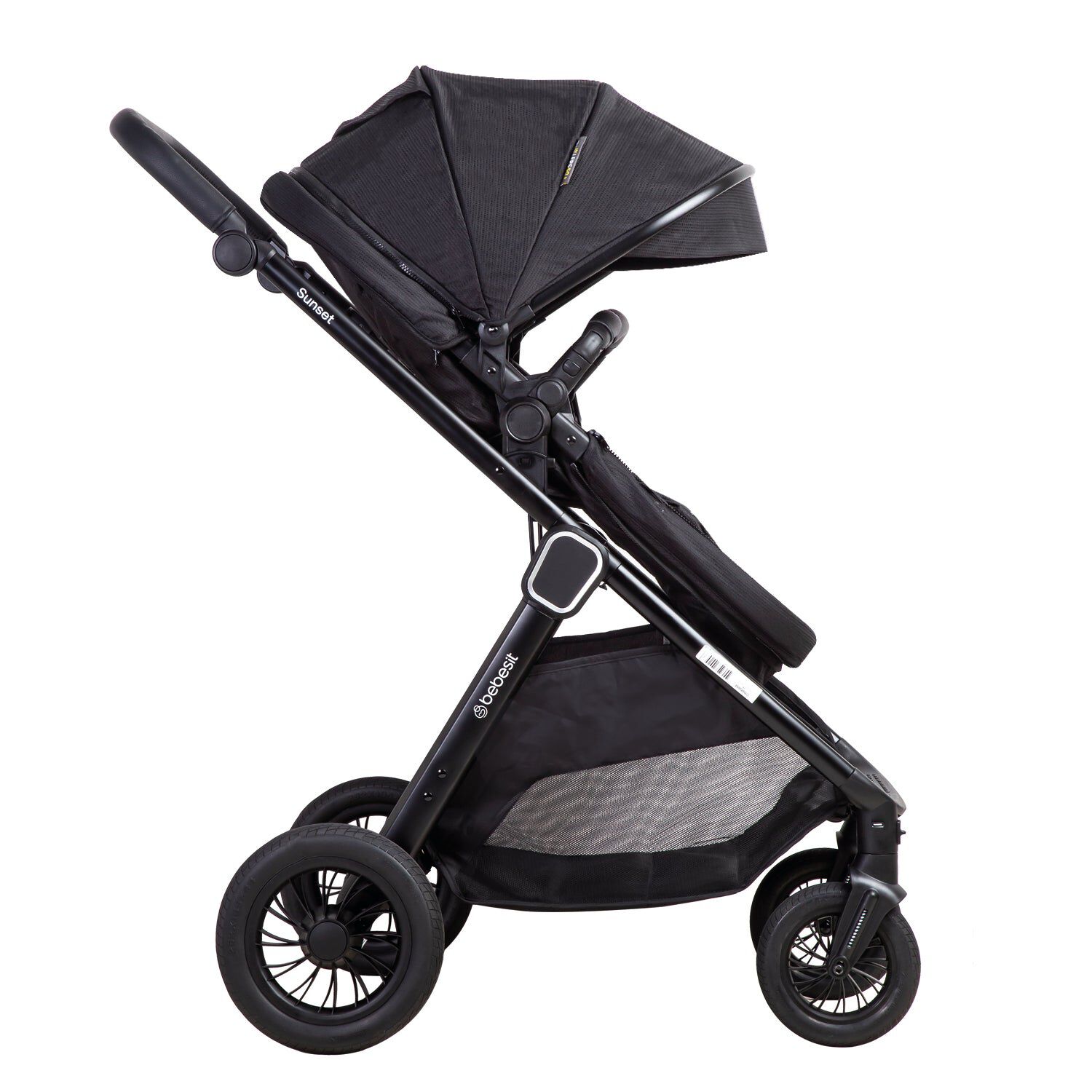 Coche Cuna Travel System Isofix Sunset Premium Negro Bebesit image number 2.0