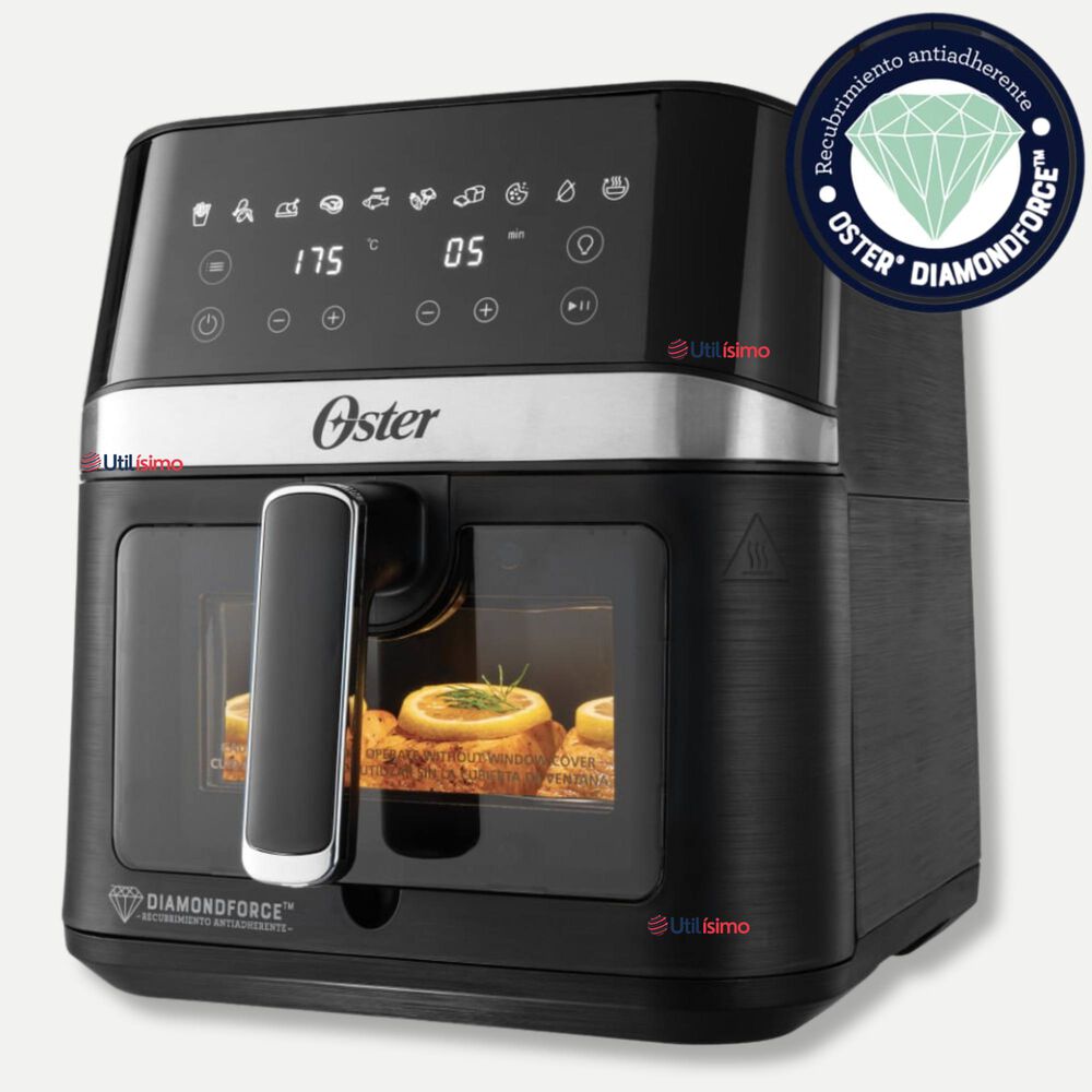 Oster Freidora De Aire Digital, Recubrimiento Oster Diamondforce, 6l De Capacidad, 10 Programas Automáticos, Ckstaf60wddf image number 0.0
