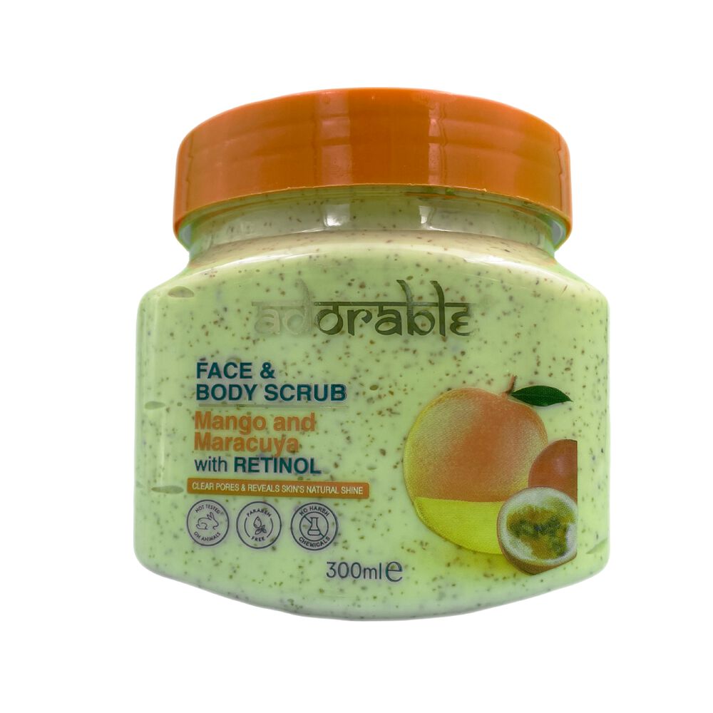 Adorable Exfoliante Mango Maracuya & Retinol 300 Ml image number 0.0