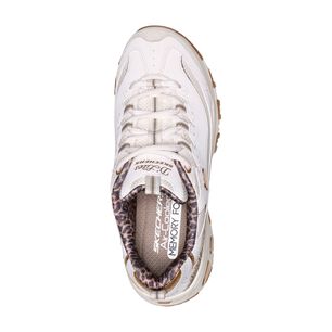 Zapatilla Urbana Mujer Skechers D Lites-wild Charm Wht