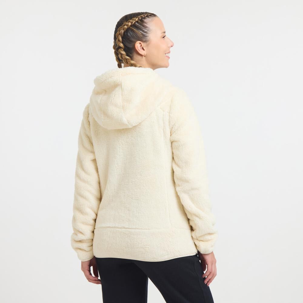 Polerón Deportivo Liso Regular Cuello Alto Con Capucha Mujer Wetland image number 3.0