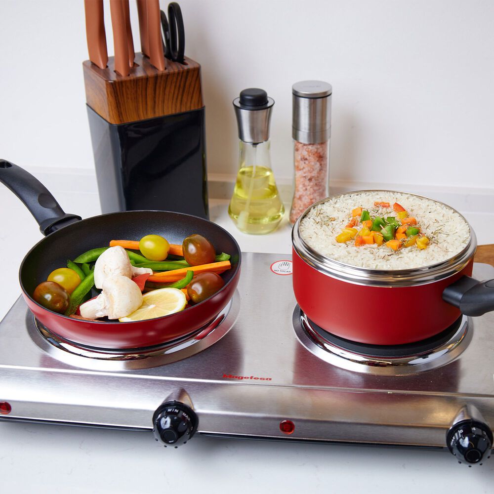 Cocina Electrica Magefesa Dinamic Inox Duo Mgf8022 image number 3.0