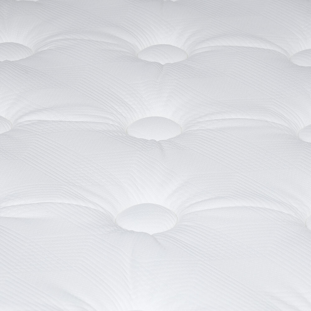 Cama Europea Rosen New Style 6 / King / Base Dividida  + Respaldo Ferrara Gris image number 5.0