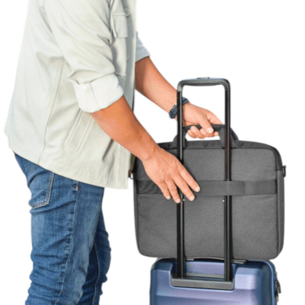 Bolso Notebook Trust Lisboa 16" Max Ultradelgado Black image number 7.0