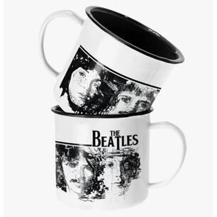 Taza Enlozada Lechera The Beatles Musica Rock