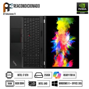 Notebook Lenovo P50 Advanced Windows 11 - Office365 Reacondicionado