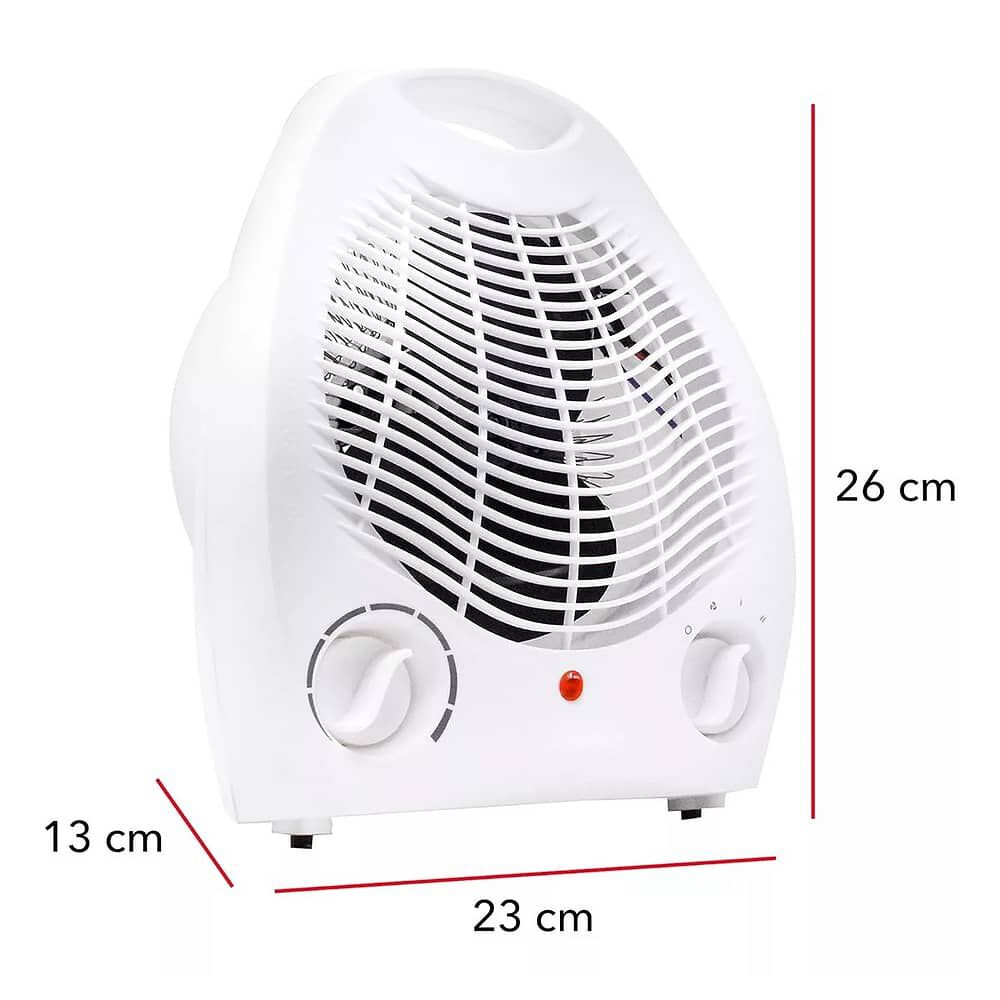 Calefactor Calentador El&eacute;ctrico Termoventilador 2000w Blanco image number 2.0