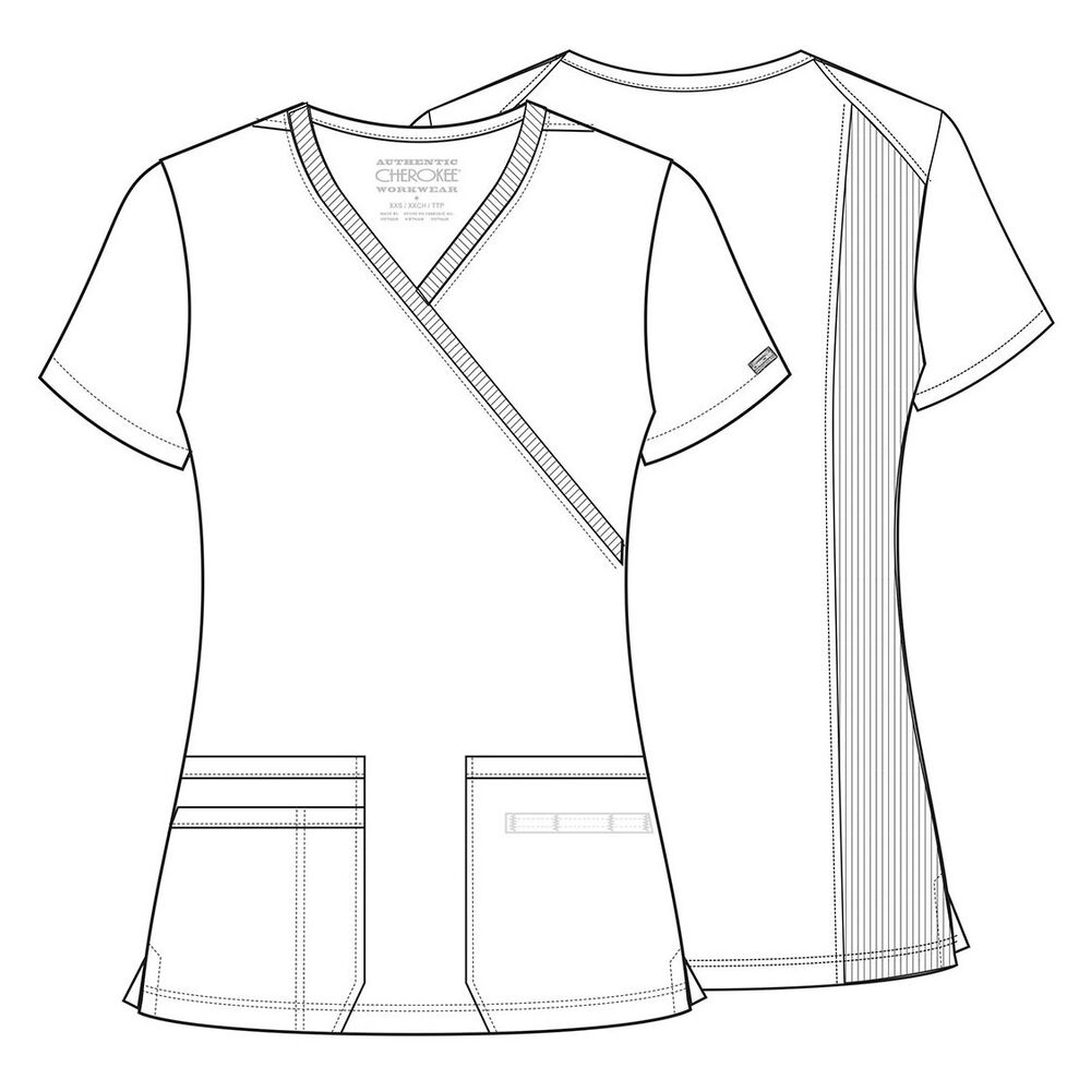 Conjunto Polera Y Pantalón Clinico Cherokee Originals Royal image number 3.0