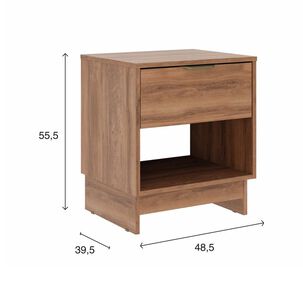 Velador Fit 1 Caj&oacute;n Canela