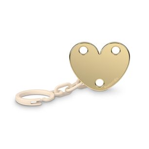 Broche Pinza Joya Coraz&oacute;n Joy Beige