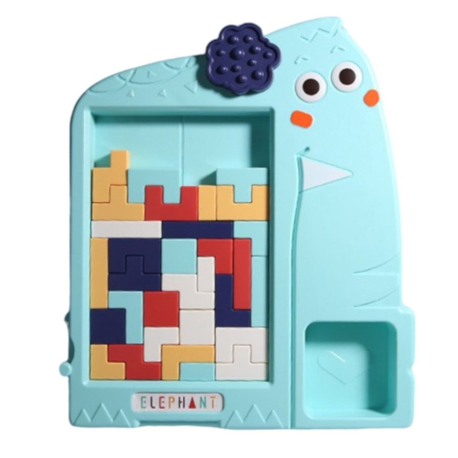 Juguete Tetris Rompecabezas Grande Elefante Para Ni&ntilde;os image number 5.0