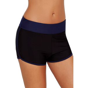 Short De Ba&ntilde;o Deportivo Mujer Azul Gloriahoon