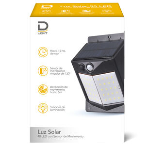 Luz Solar 40 Leds Datacom Pronobel