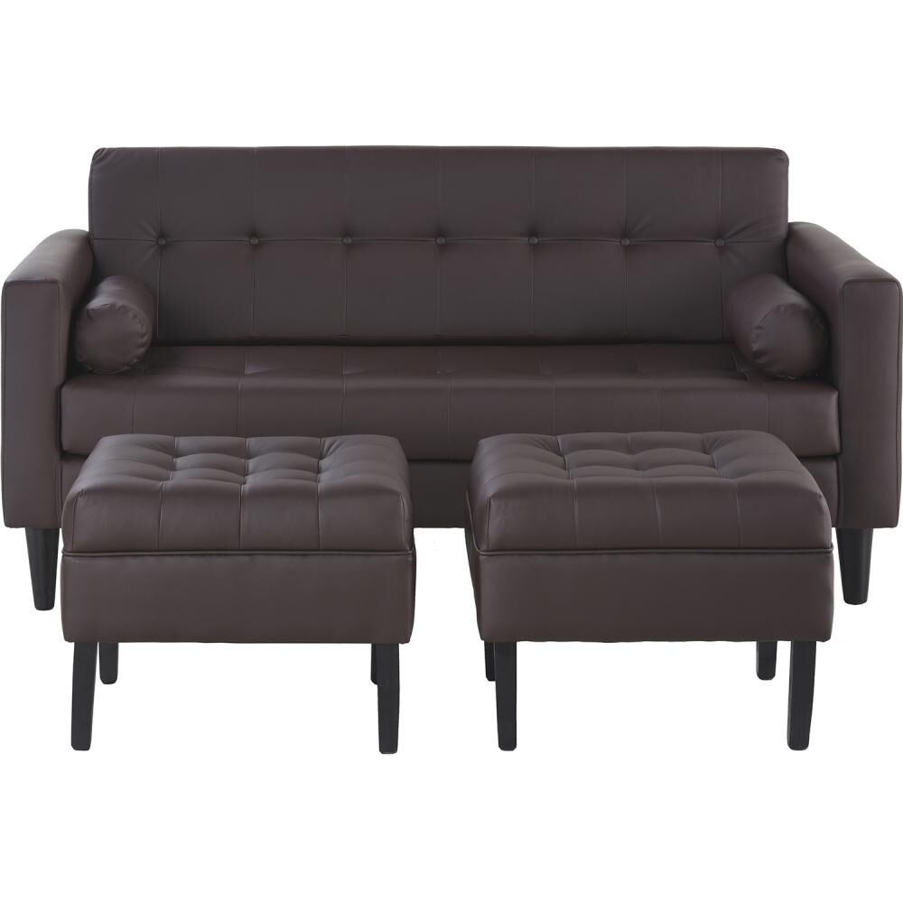 Sofá Bodevir Retro / 3 Cuerpos + 2 Pouf image number 0.0