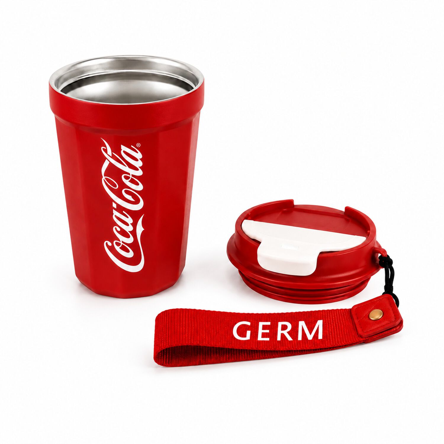 Vaso Termico Mug Germ Coca-cola Acero Inoxidable 390ml Red image number 3.0