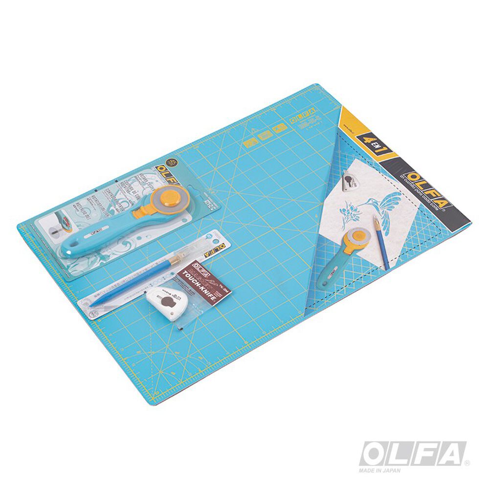 Set Corte Olfa Base + Accesorios Celeste image number 2.0