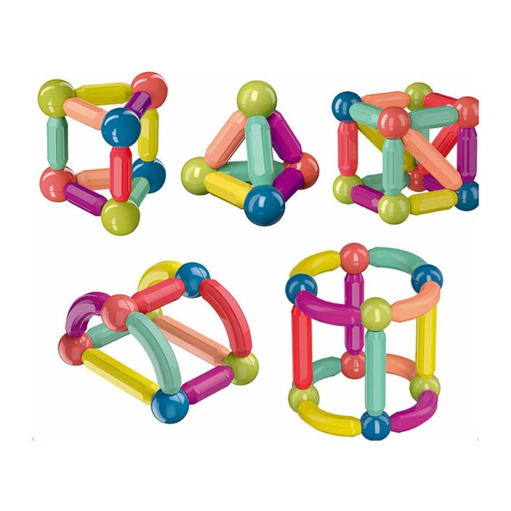 Bloques Magneticos Juguete Construccion Infantil 42 Pcs image number 4.0