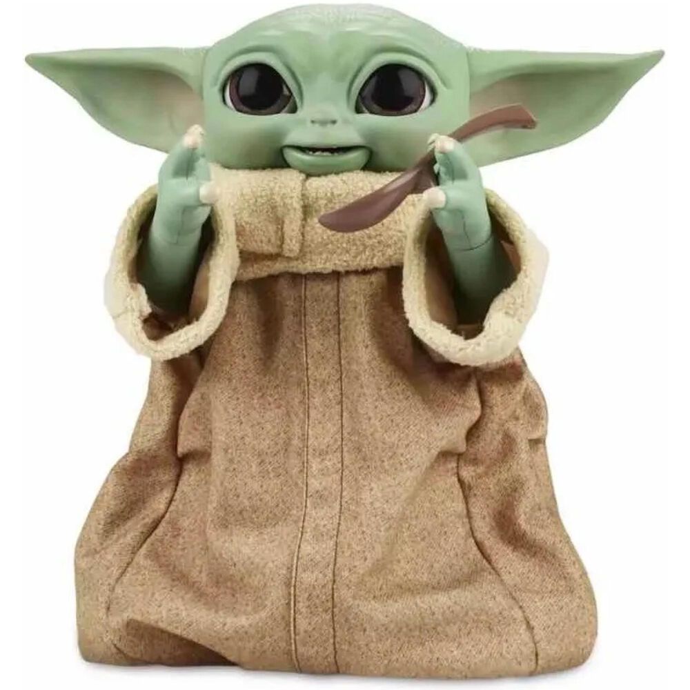 Juguete Figura De Accion Baby Yoda Interactivo Star Wars Hasbro image number 0.0