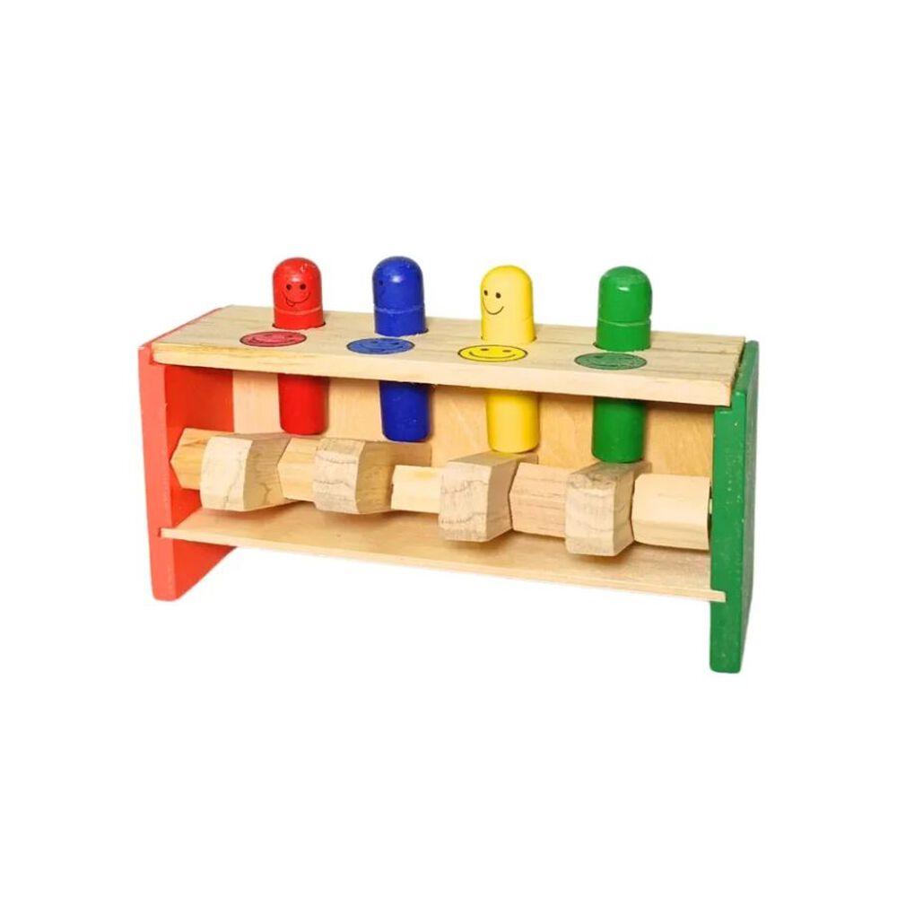 Juego De Madera Martillo Saltarin Para Ni&ntilde;os image number 2.0