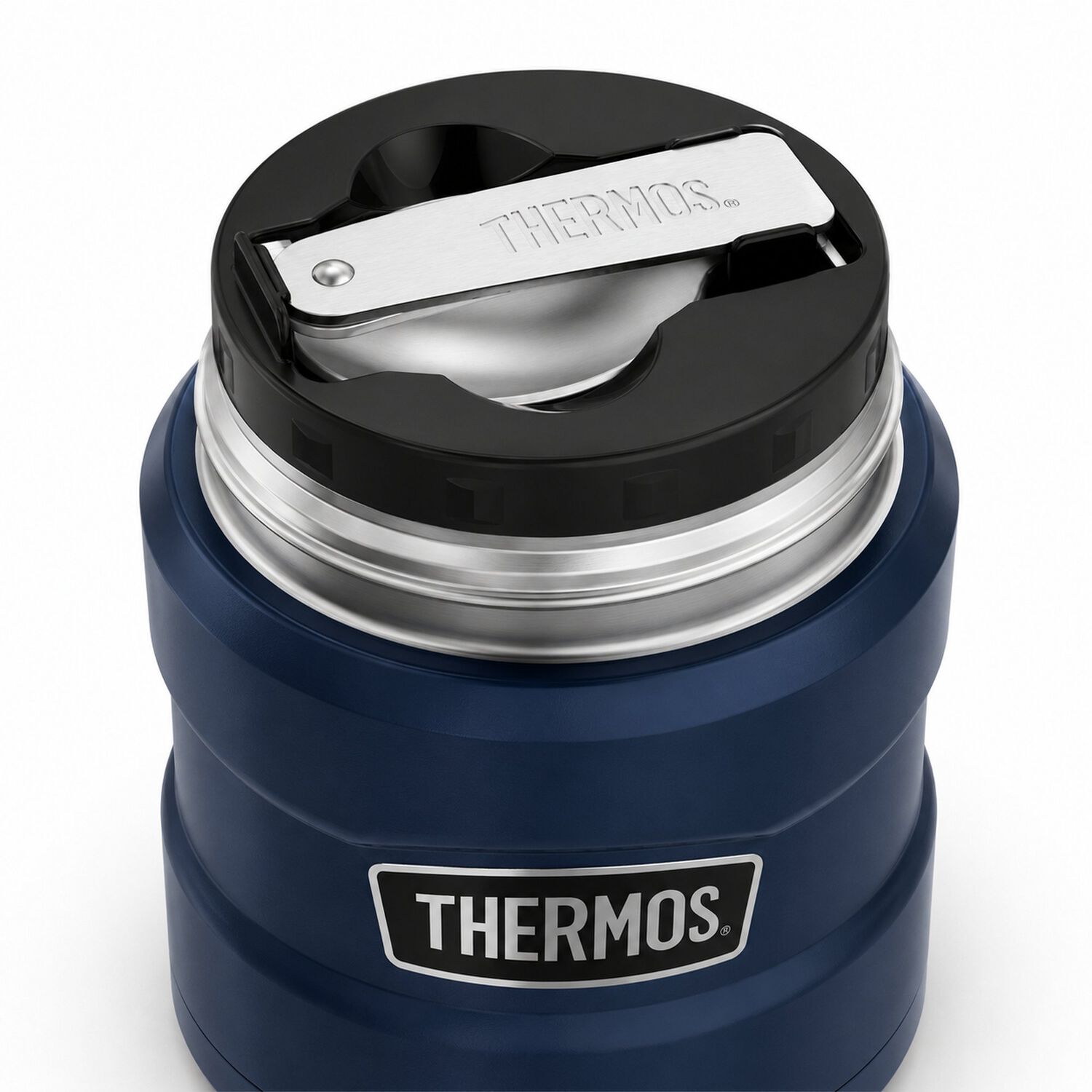 Termo De Comida Inox Thermos King 700ml Matt Navy image number 2.0