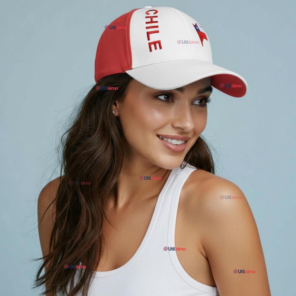 Gorro Jockey Talla Única Alta Calidad Poliéster Estampado Chileno image number 0.0