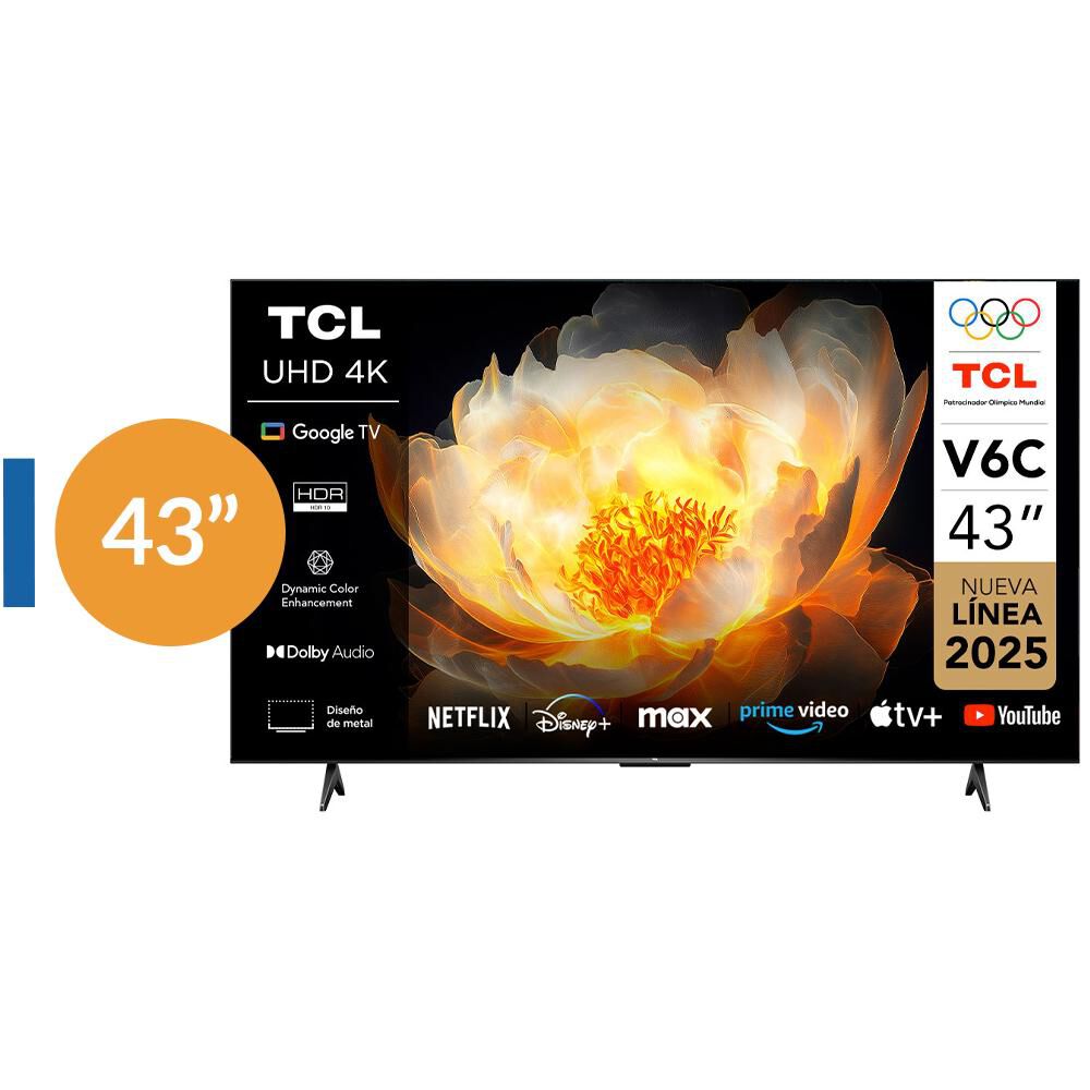 Led 43" TCL V6C / Ultra HD 4K / Smart TV image number 0.0